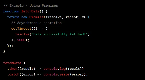 Callbacks, Promises, and Async-Await in JavaScript