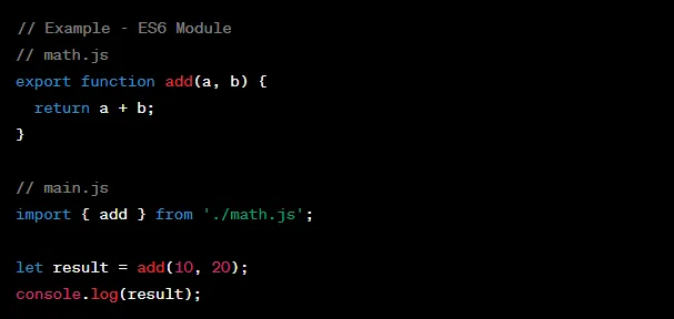 Code Modularity with ES6 Modules in JavaScript