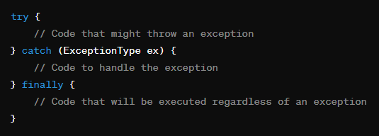 Finally Block Example