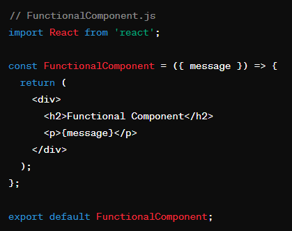 Functional Component