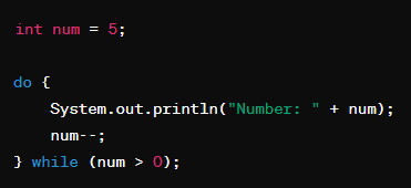 Loops - Do-While Loop flow