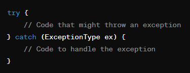 Try-Catch Blocks Example