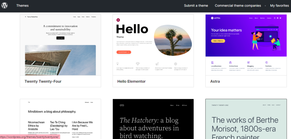 WordPress Themes